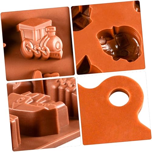 Miniatura 4 de Molde de silicona para coche 8 moldes de caramelo de silicona molde de chocolate s hornear molde de chocolate molde de chocolate moldes de silicona