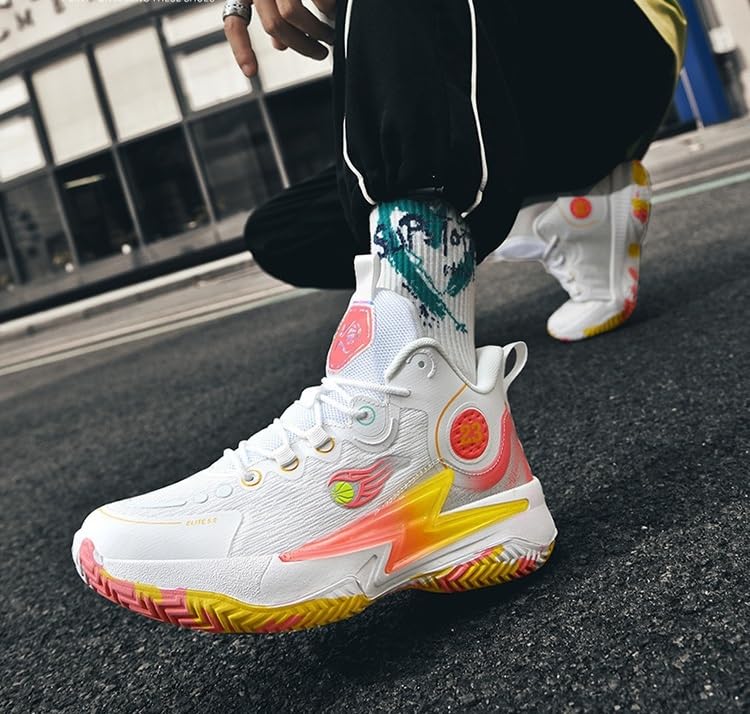 Zapatos de baloncesto de tela de malla duraderos para caminatas deportivas 3