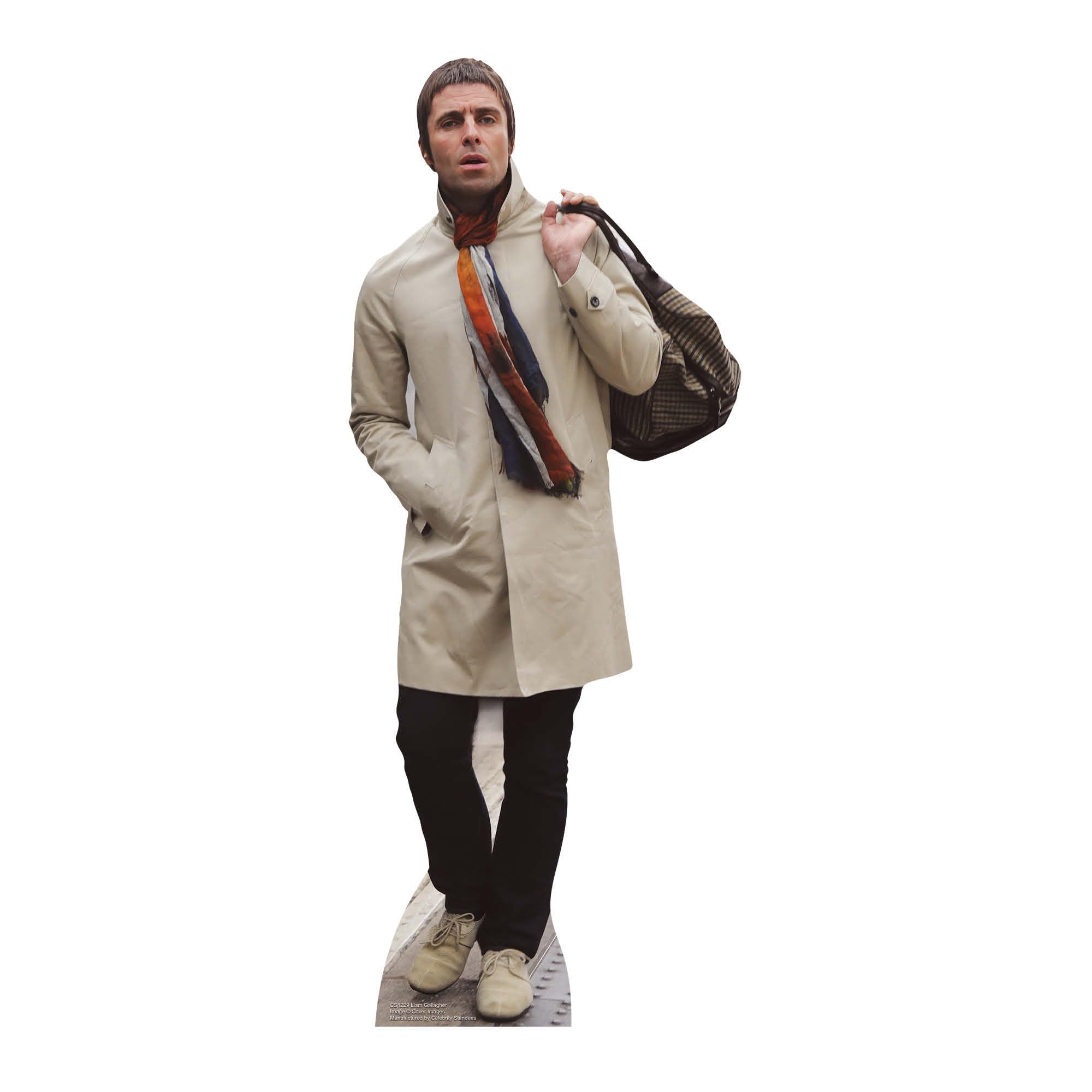 Oasis Cream Liam Gallagher Jacket Mini Cardboard Cutout