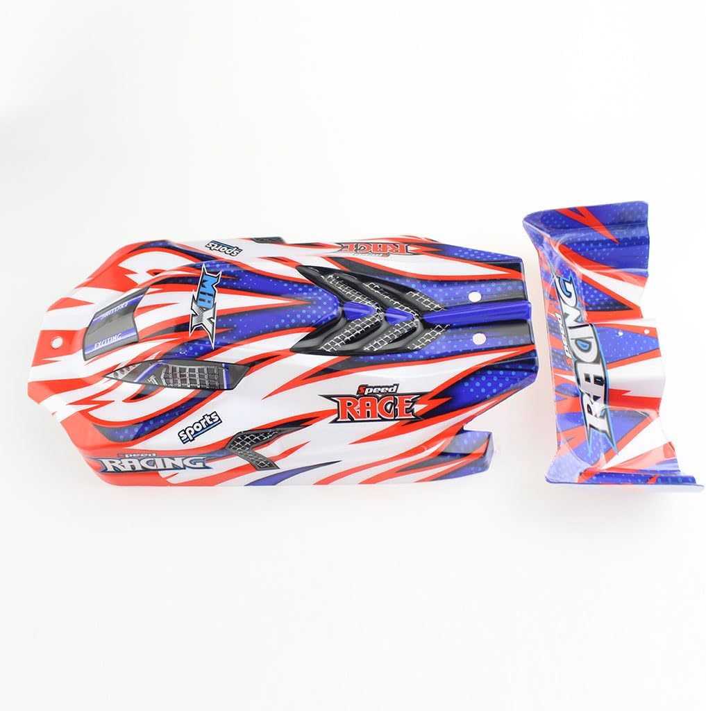 KingVal Replacement RC Car Shell Cover RC Spare Parts Compatible with WLtoys 124008 RC Car