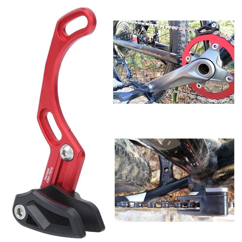 Guide Chaîne Pliable Anti-chute VTT 2 Protège-Chaînes Vélo Pliables - Noir, Anti-dérapage Pour VTT Et Vélos - Guide Et Stabilisateur De Chaîne Protege Chaine Pour Vtt