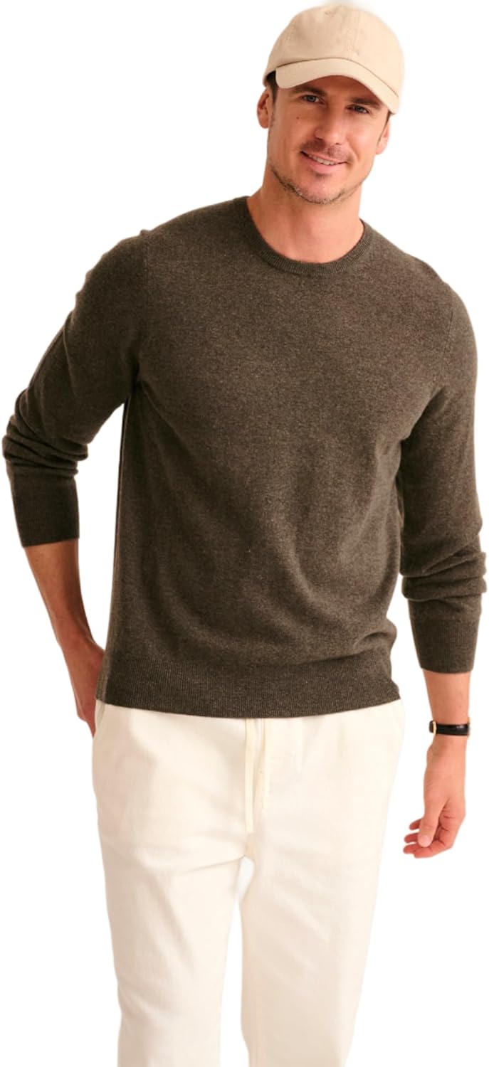 NAADAM Mens The Original Cashmere Crewneck Sweater