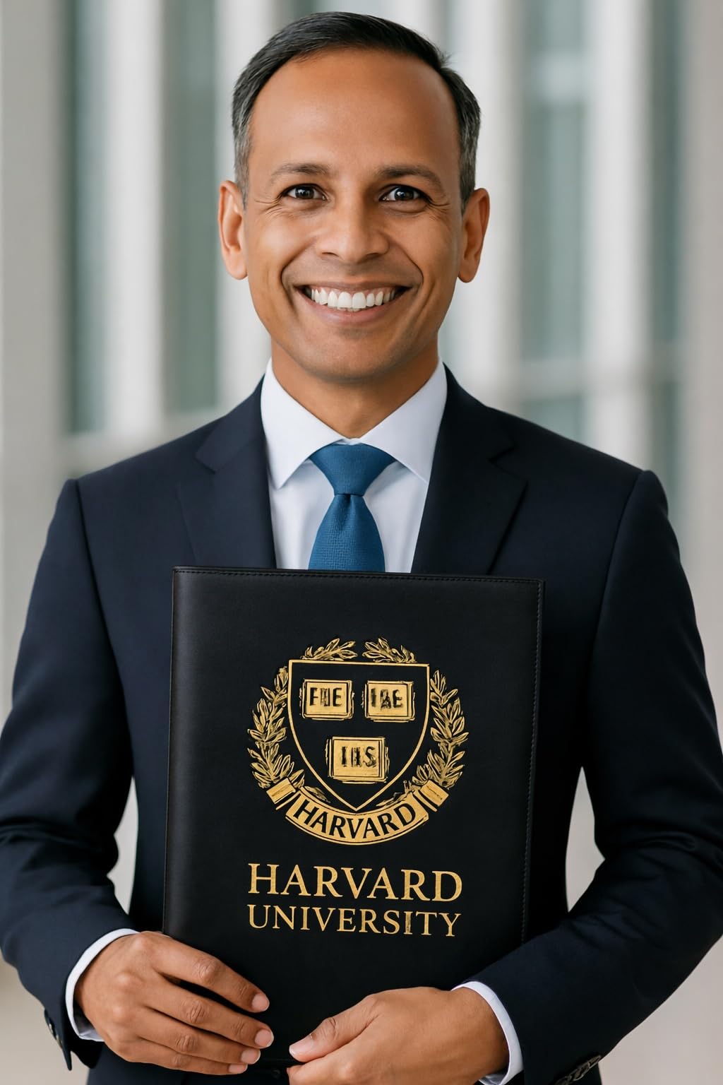 NJ Leather Certificate Holder, Convocation Folder, MOU Folder, Diploma Cover Holds A4 Paper: Black (1)