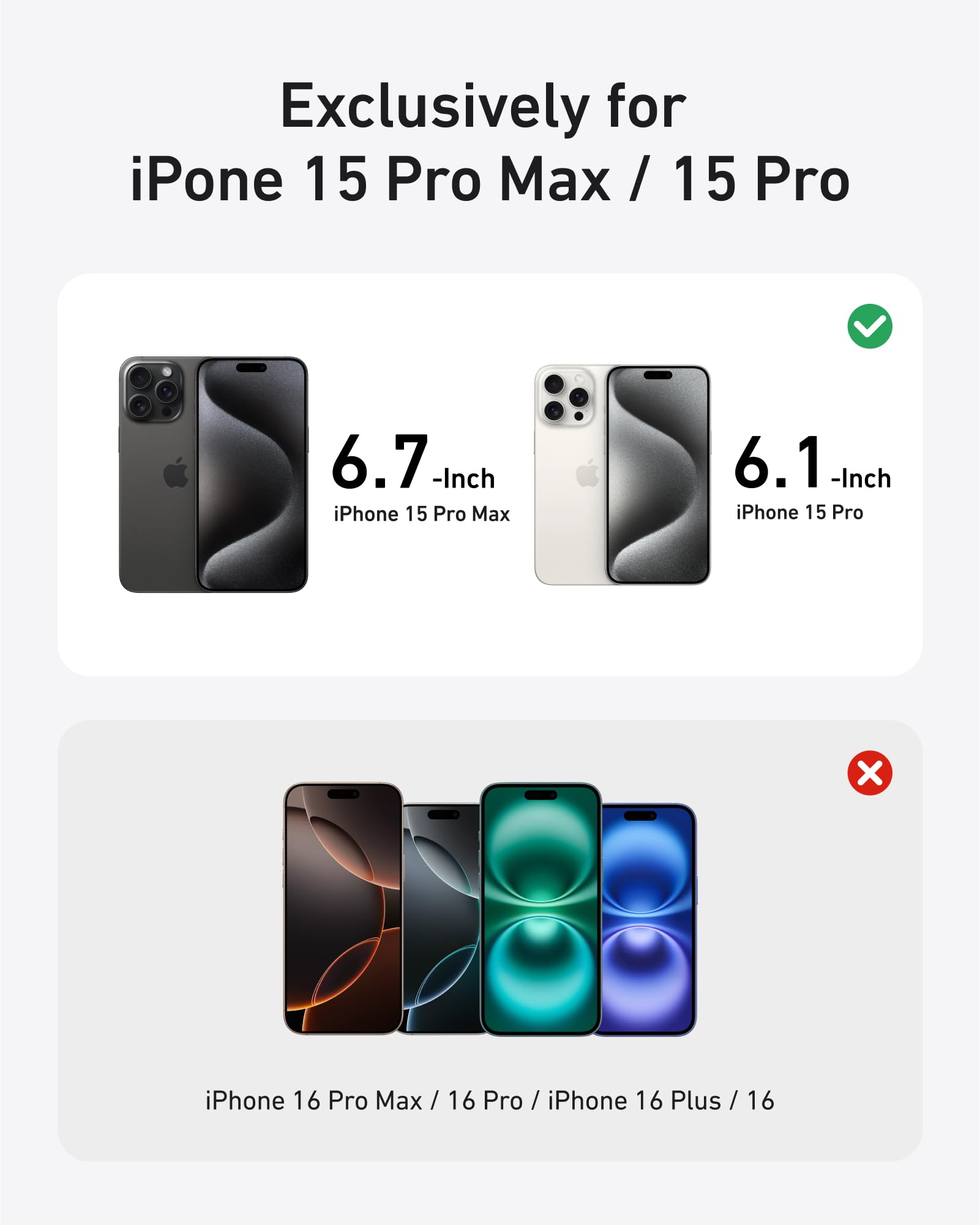 Amazon.com: Anker Camera Lens Protector for iPhone 15 Pro/15 Pro