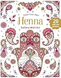 Henna: Coloring Book: Color-Your-Own Gallery Wall Art