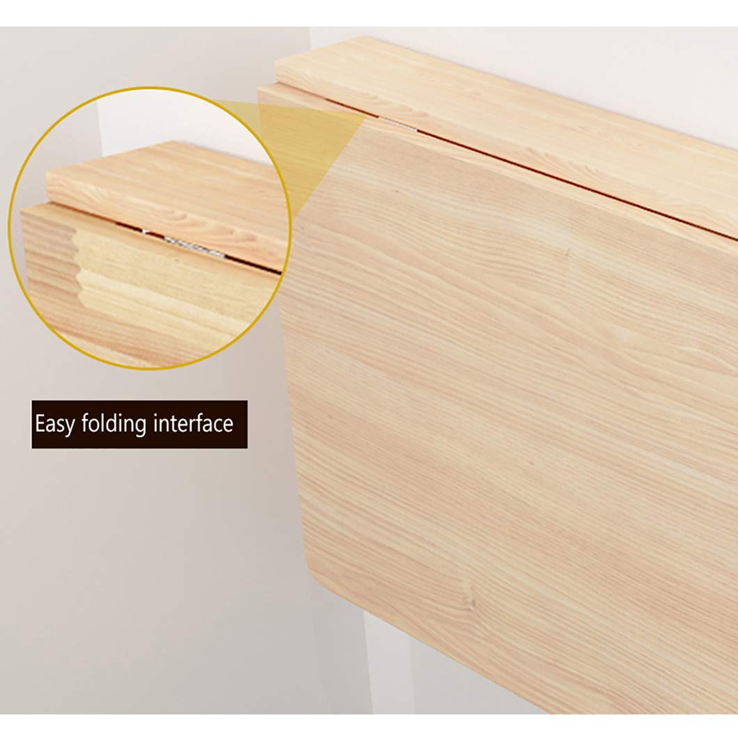 SYTH Mesa Plegable de Pared,Mesa Flotante desplegable,Escritorio Plegable portátil Flotante Simple,Mesa Colgante ahorradora de Espaci para Estudio, Dormitorio, baño o balcón
