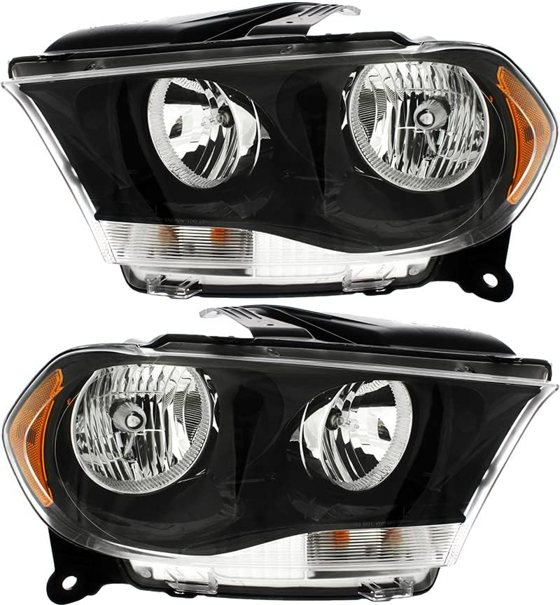 Gold Shrine For Dodge Durango Headlight 2011 2012 2013 Driver and Passenger Side