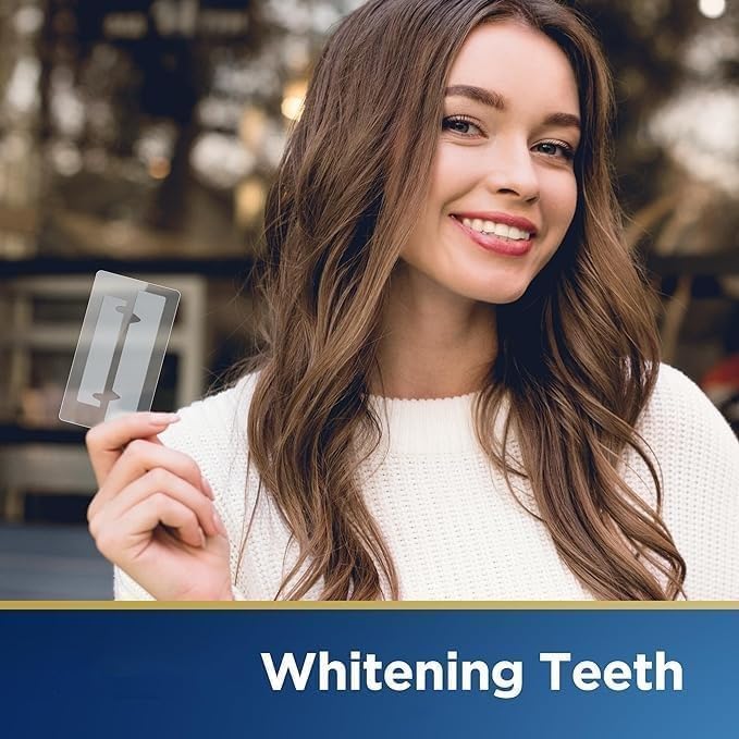Image of Advanced Teeth Whitening Strips Gentle for Sensitive Teeth, Professional Effect to Remove Stains, Teeth Whitening (28 PCS = 14 Pair)