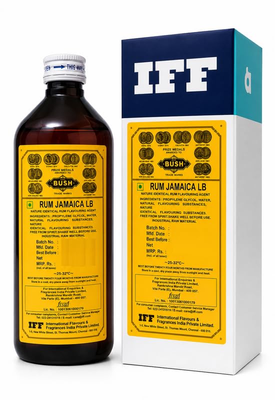 Image of IFF, Bush Rum Jamaica LB, An Natural Identical Flavouring Agent - 500 ML