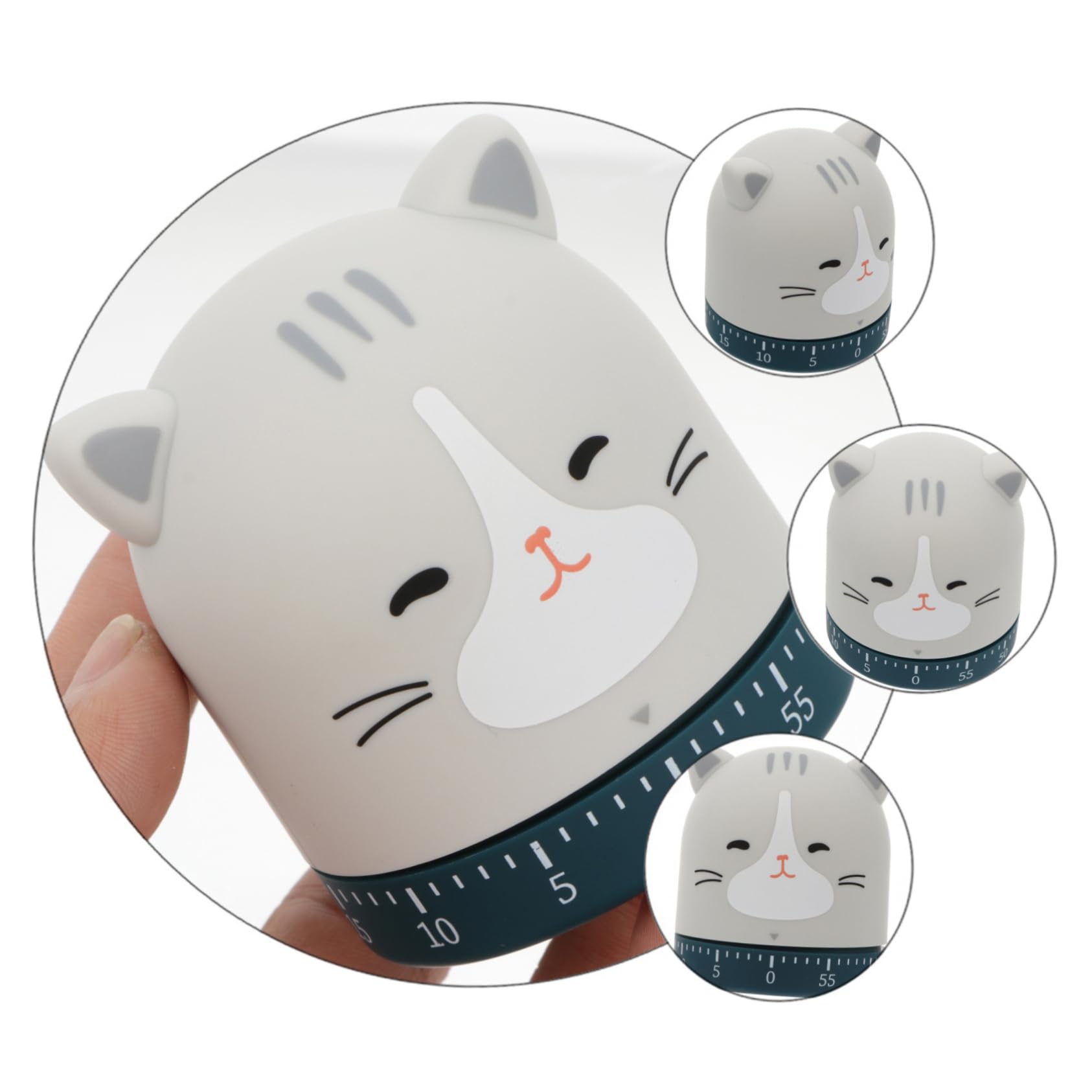 LIFKOME 3piezas Temporizador De Cocina Mecánico De Minutos Diseño De Animales De Dibujos Animados para Hornear y Cocinar Casa Fácil De Usar para Edades