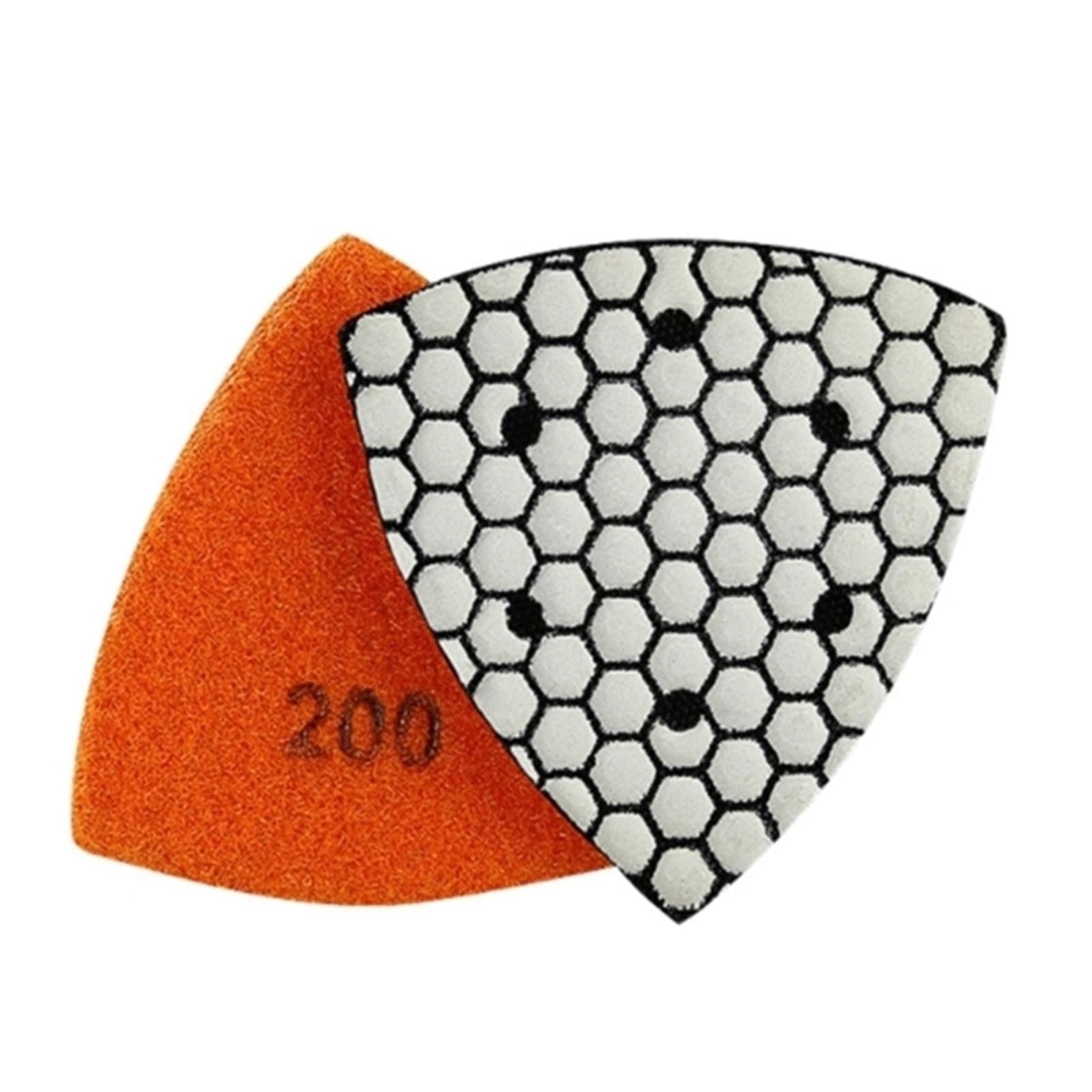 Mola lucidante per smerigliatrice da banco, Dischi abrasivi diamantati a secco for granito, marmo, cemento, pietra, 90 mm, 1/7 pezzi(200 Grit 1pcs)