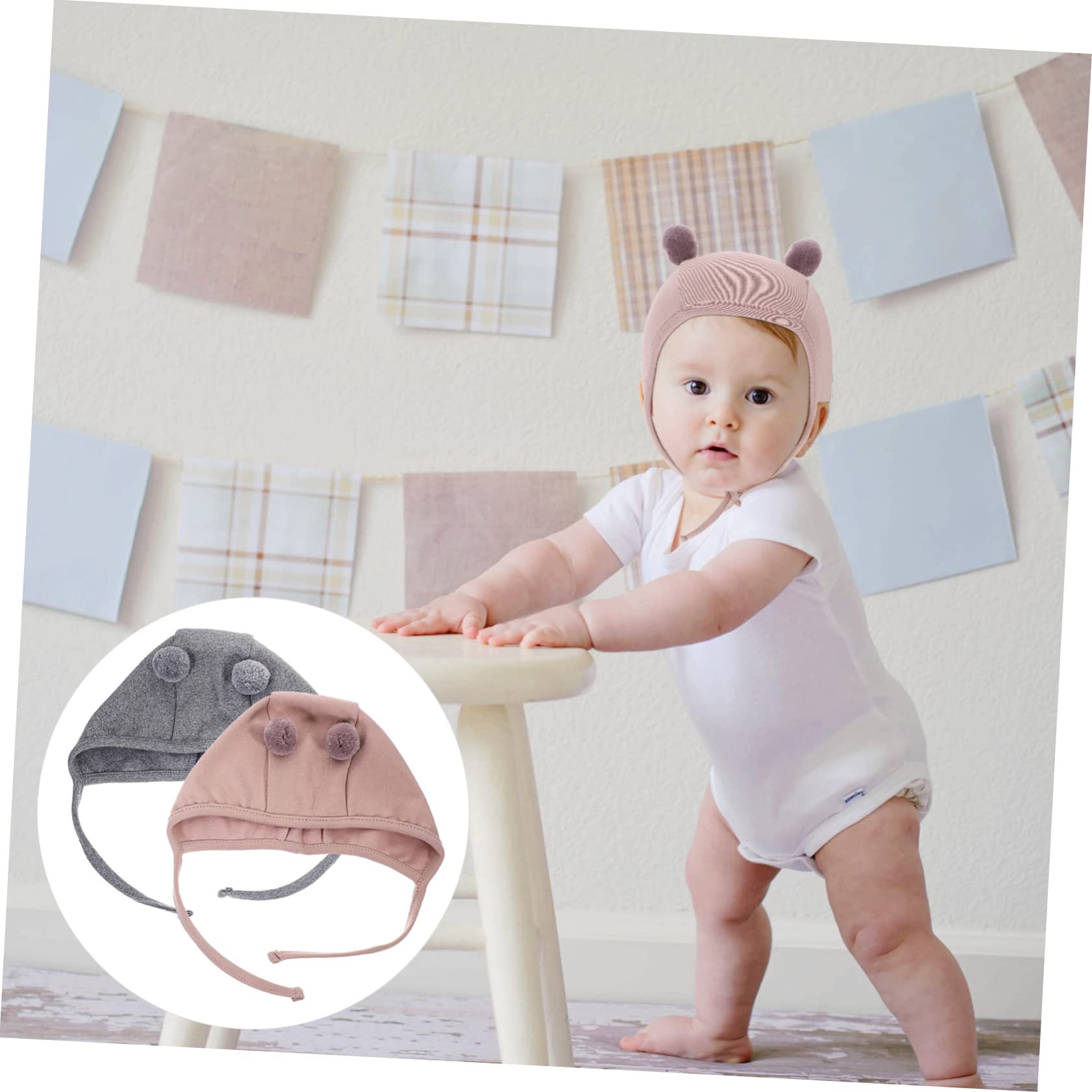 TOYANDONA 6 Pz Cappello da Bambino Cappelli Caldi Appena Nati Copricapo per Bambini Tiara Cappelli da Bambina Cappelli Appena Nati per Bambine Sezione Sottile Cappello Termico Infantile