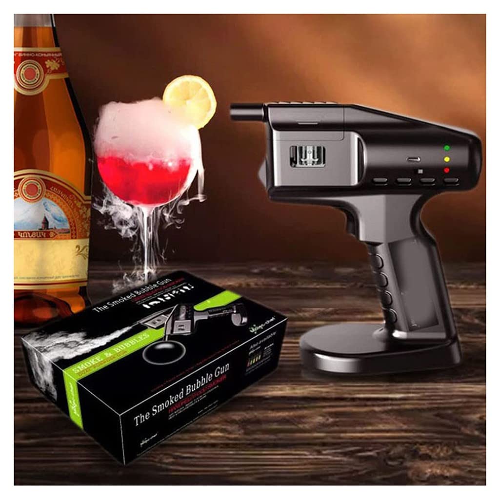 Affumicatore Portatile per Alimenti, Fumo Set di Strumenti Fai da Te, Pistola a Bolle Fumo Portatile per Carne, Bevande, Barbecue, Formaggio