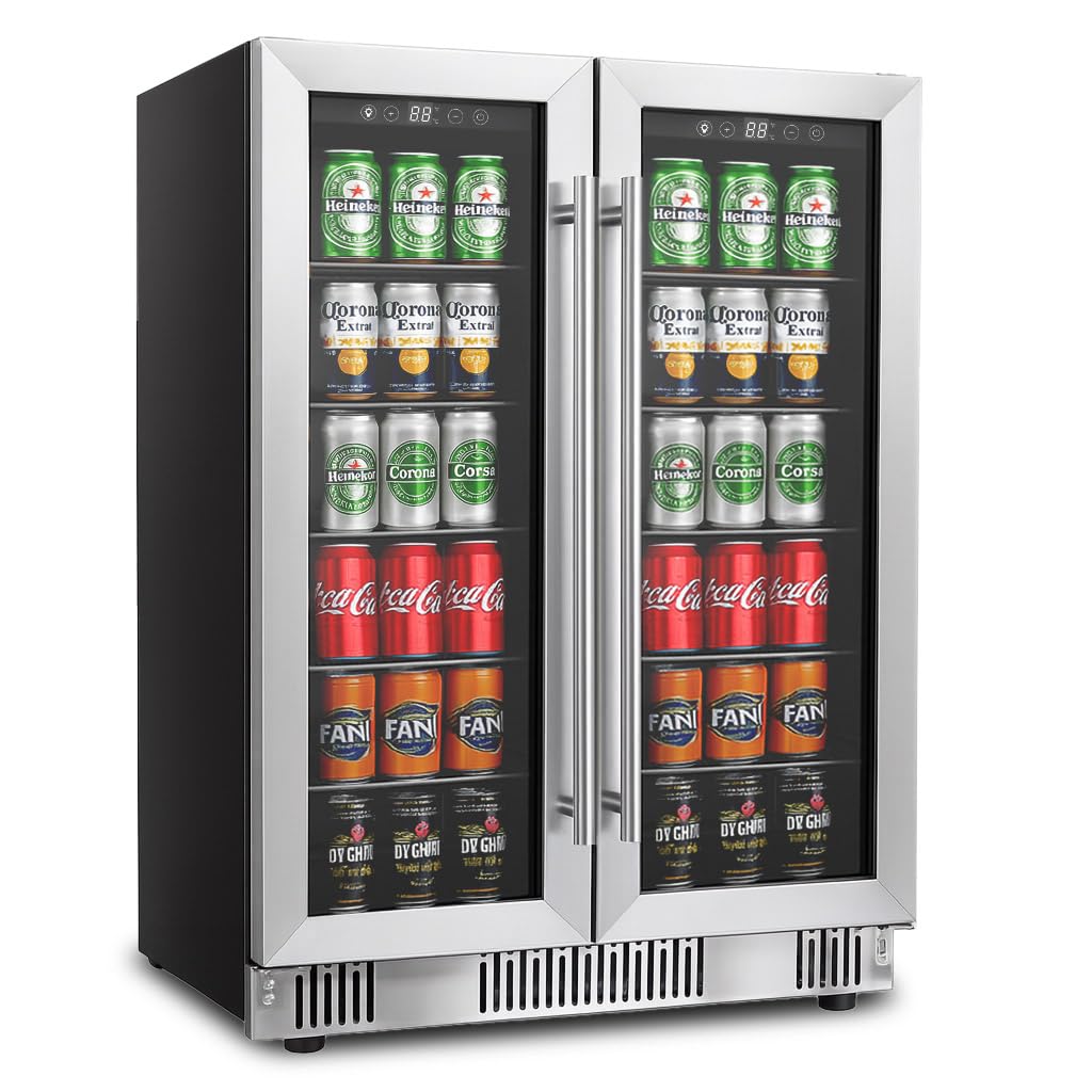 Erivess 24 inch Beverage Refrigerator Cooler (176 Can)