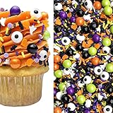 Sprinkles | Halloween sprinkles | Halloween jimmies | Orange and black sprinkles | Cake sprinkles |...