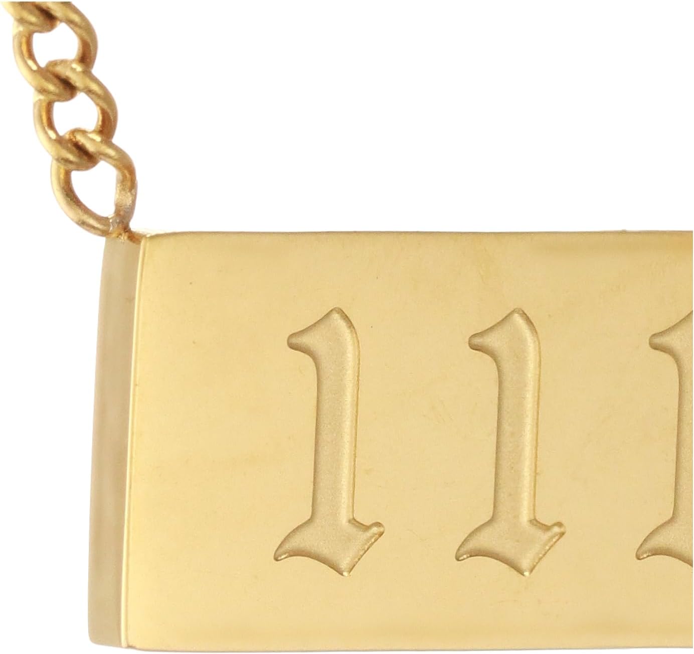 Angel Number Stainless Steel Pendant Necklace (111) - Image 5