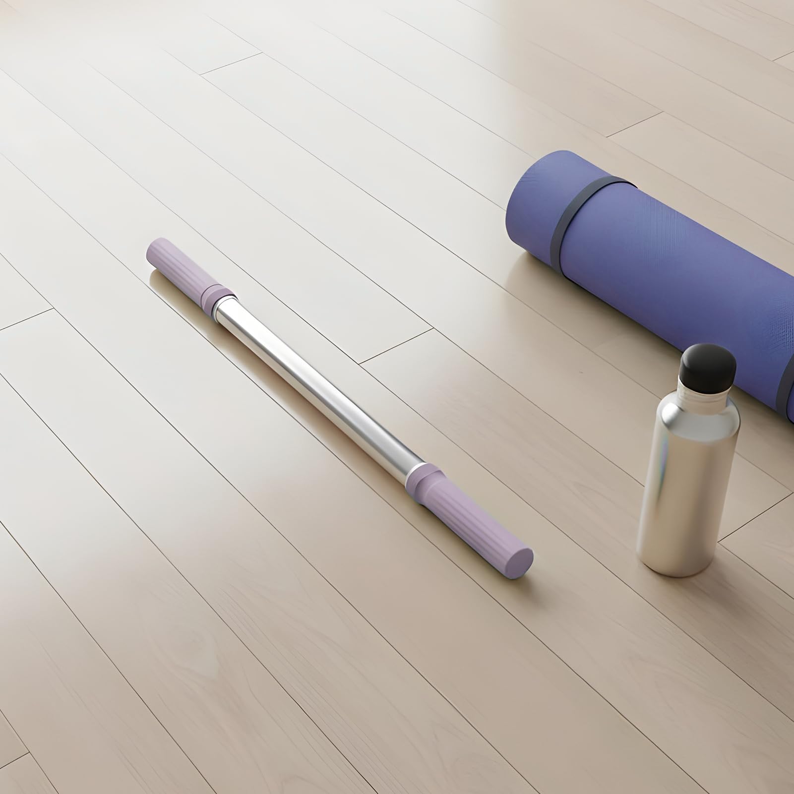 Übungsstab für Stretching | Korrekturstange für Dehnung und Übung – Rücken-Ausrichtungsstange, für Training Yoga Pilates zu Hause bei der Arbeit im Fitnessstudio im Büro im Innenbereich und