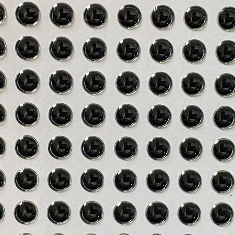 2000 adhesivos 3D para cebos de pesca 3-8mm colores miniatura 2