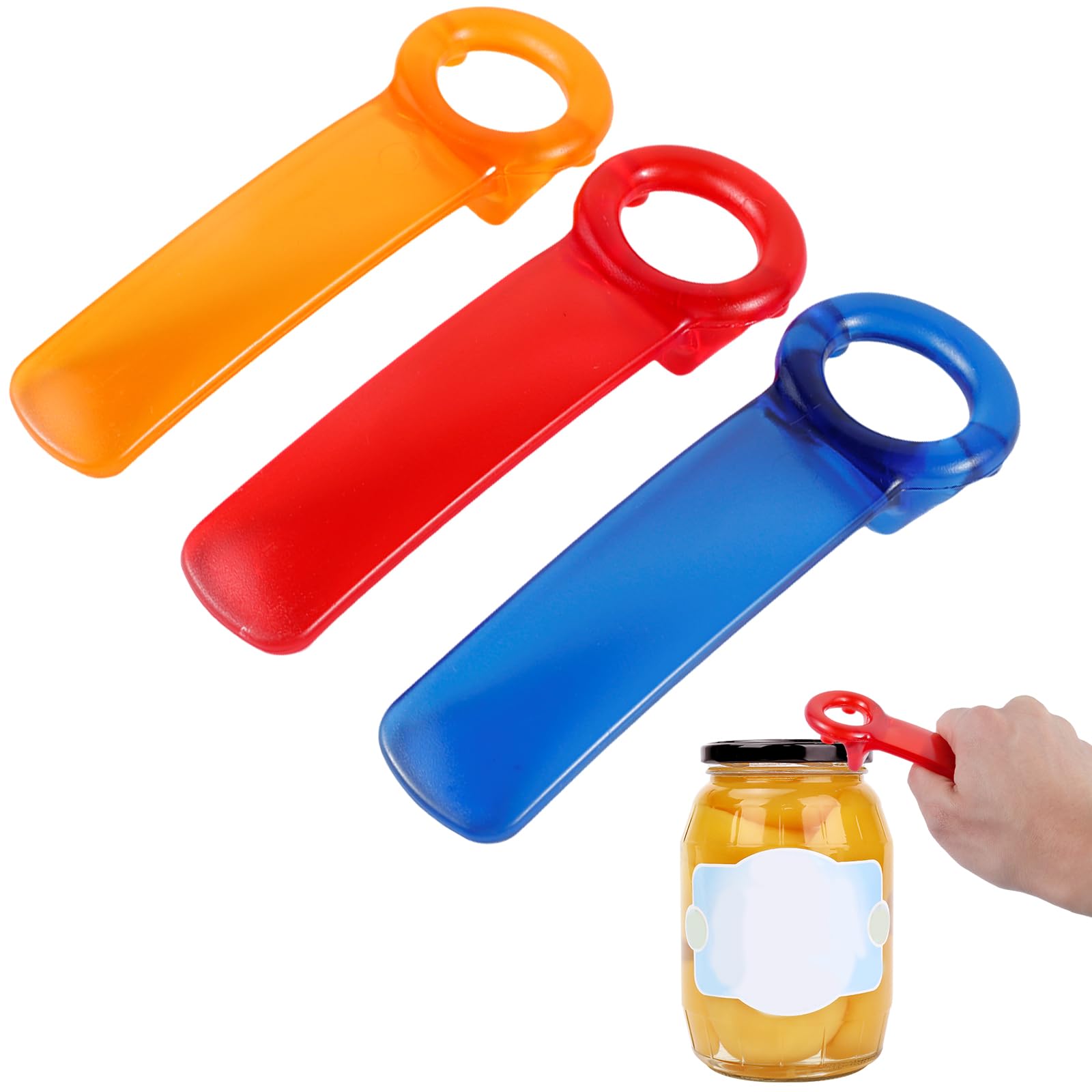 Ouvre-bocal Réglable Manuel - Lot De 2, Acier Inoxydable 430, Universel, Pour Personnes âgées, Enfants, Arthrite - 5