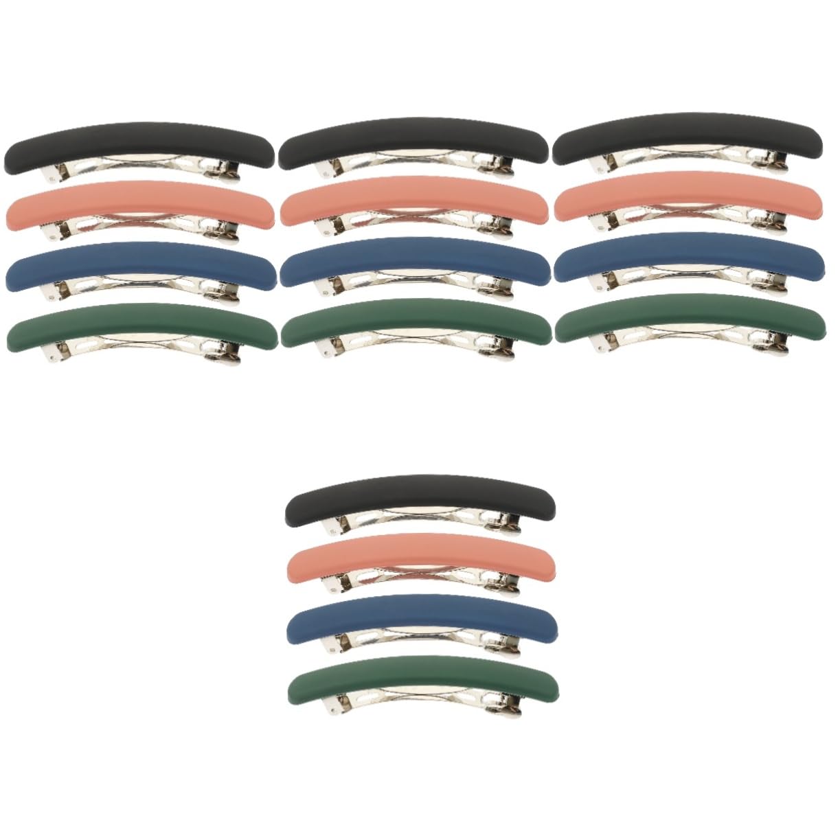 FRCOLOR 4er-set Haarspangen Französische Haarnadel Bequeme Flache Haarspangen Für Feine Frauen Und Mädchen 4 Stück X 4