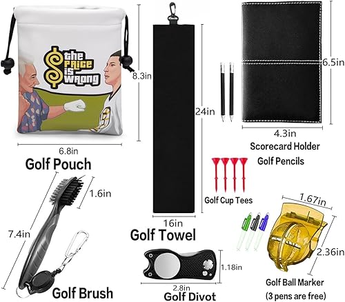 Miniatura 7 de Bolsa de golf para objetos de valor, bolsa de cuero para camiseta de golf con cierre de cordón, bolsa portátil para pelotas de golf, accesorios de
