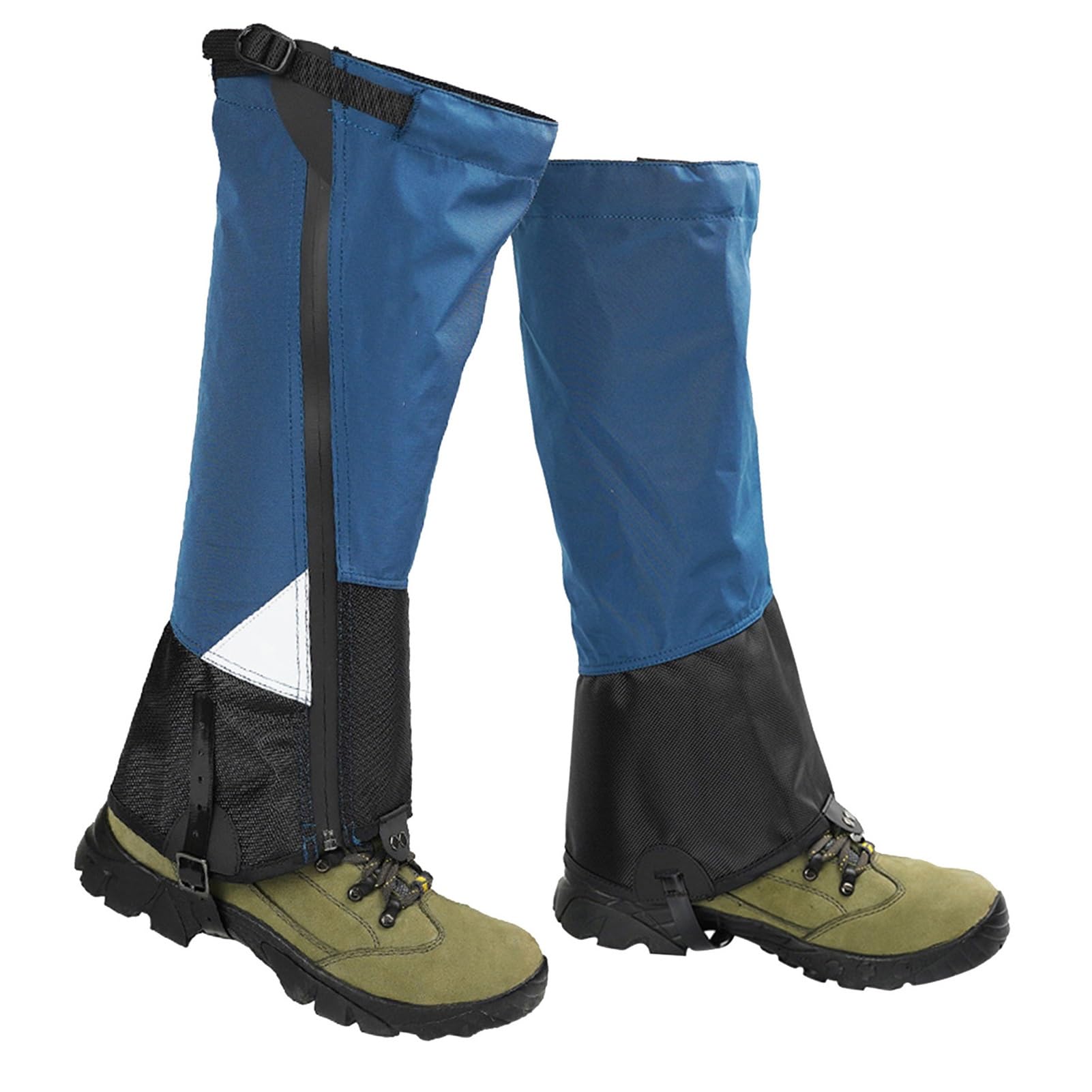 Polainas for Exteriores, Cubierta Ajustable for piernas for Senderismo, for Senderismo en Barro, y Nieve, Caza, Escalada de montaña o Raquetas de Nieve, Unisex(Blue)