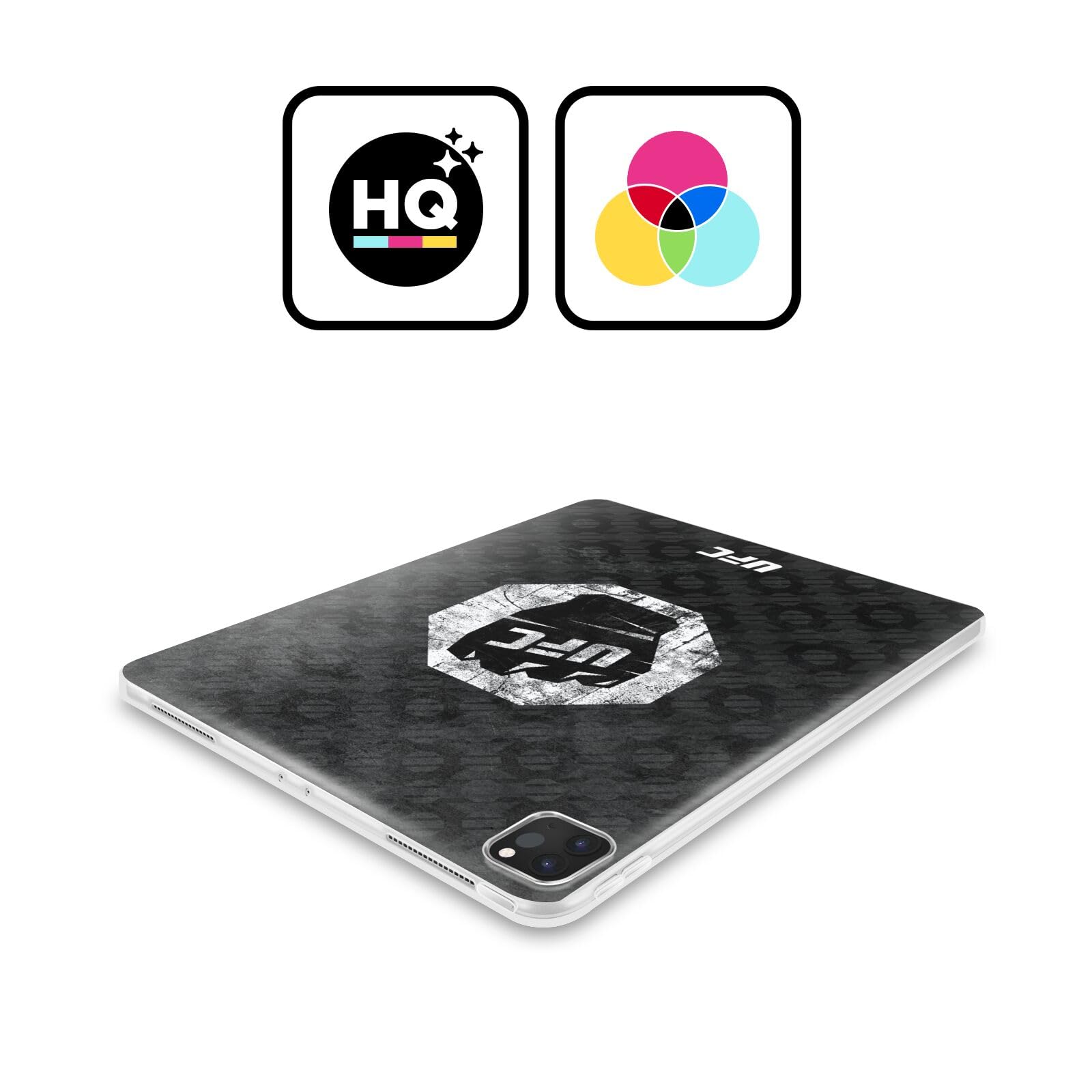 Head Case Designs Officially Licensed UFC Glove Icon Logo Soft Gel Case Compatible with Samsung Galaxy Tab S8 Plus