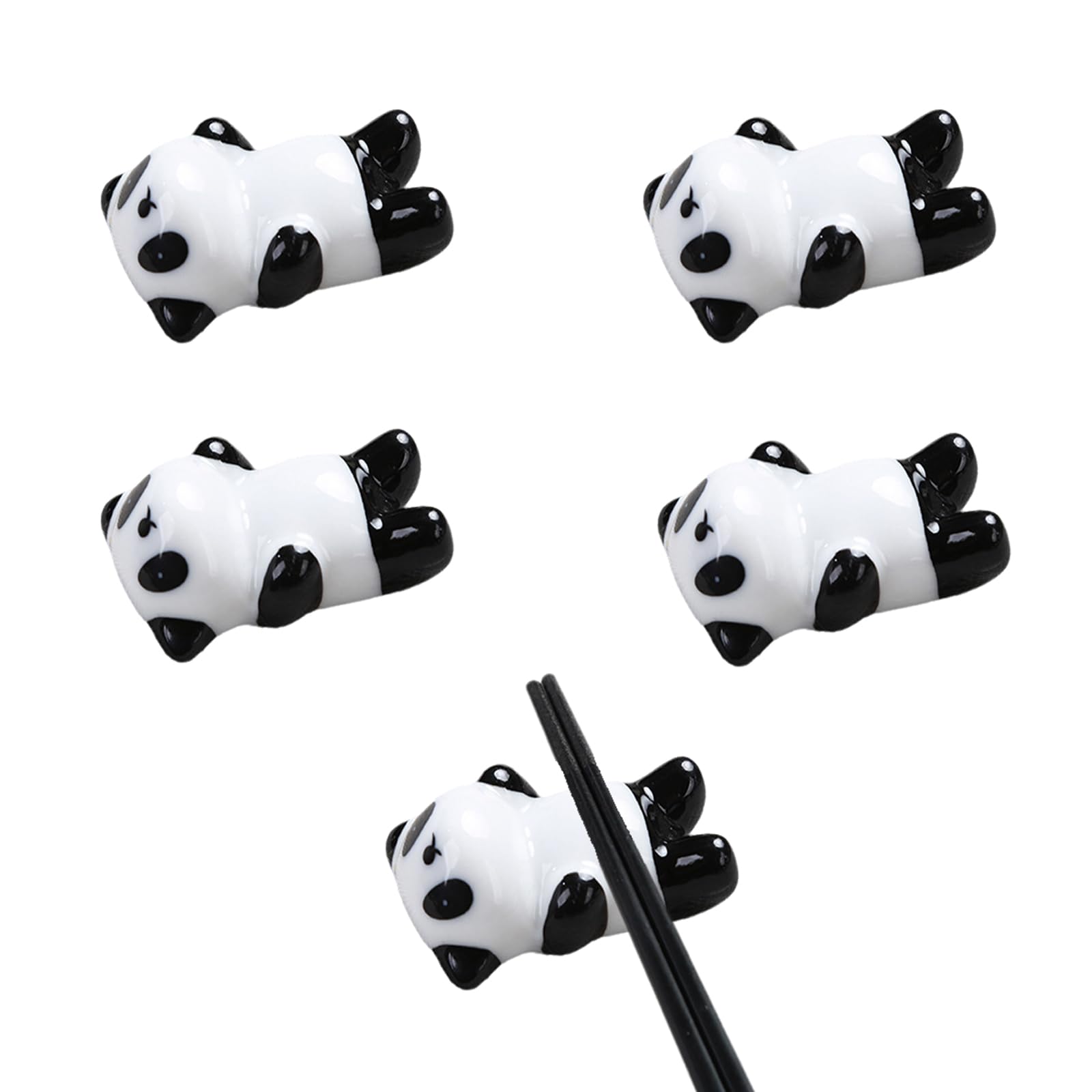 MRKU Chopstick Rest Chopsticks Holders Restaurant Ceramic,Spoon Fork Stand For Home Chop Sticks,Dinner,Desktop Decorations,Easy To Clean Forks,Spoons
