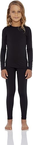 Rocky Ropa interior térmica para niñas (conjunto térmico de pantalones largos) camisa y pantalones, capa base con leggingspantalones de esquífrío