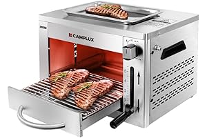 Camplux Portable Propane Gas Grill for Steaks