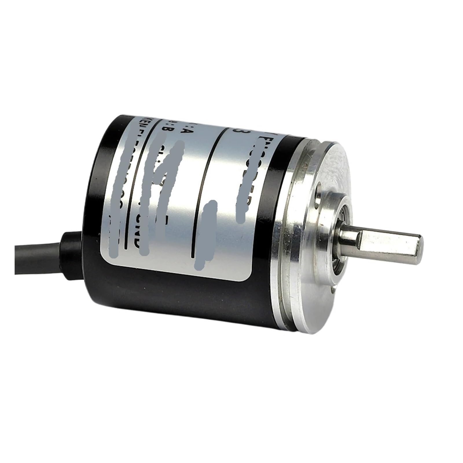 PWQBABJWL 25MM Rotary Incremental Encoder Voltage Output E6A2 4MM Solid Shaft Magnetoelectricity(300 PPR)