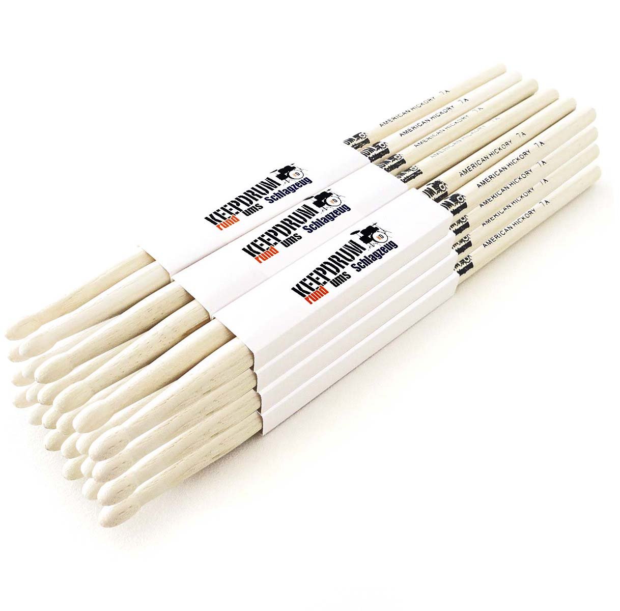 Keep Drum 7 a Hickory Drum Sticks stile giocattolo di bastoni Wood 12 Coppia