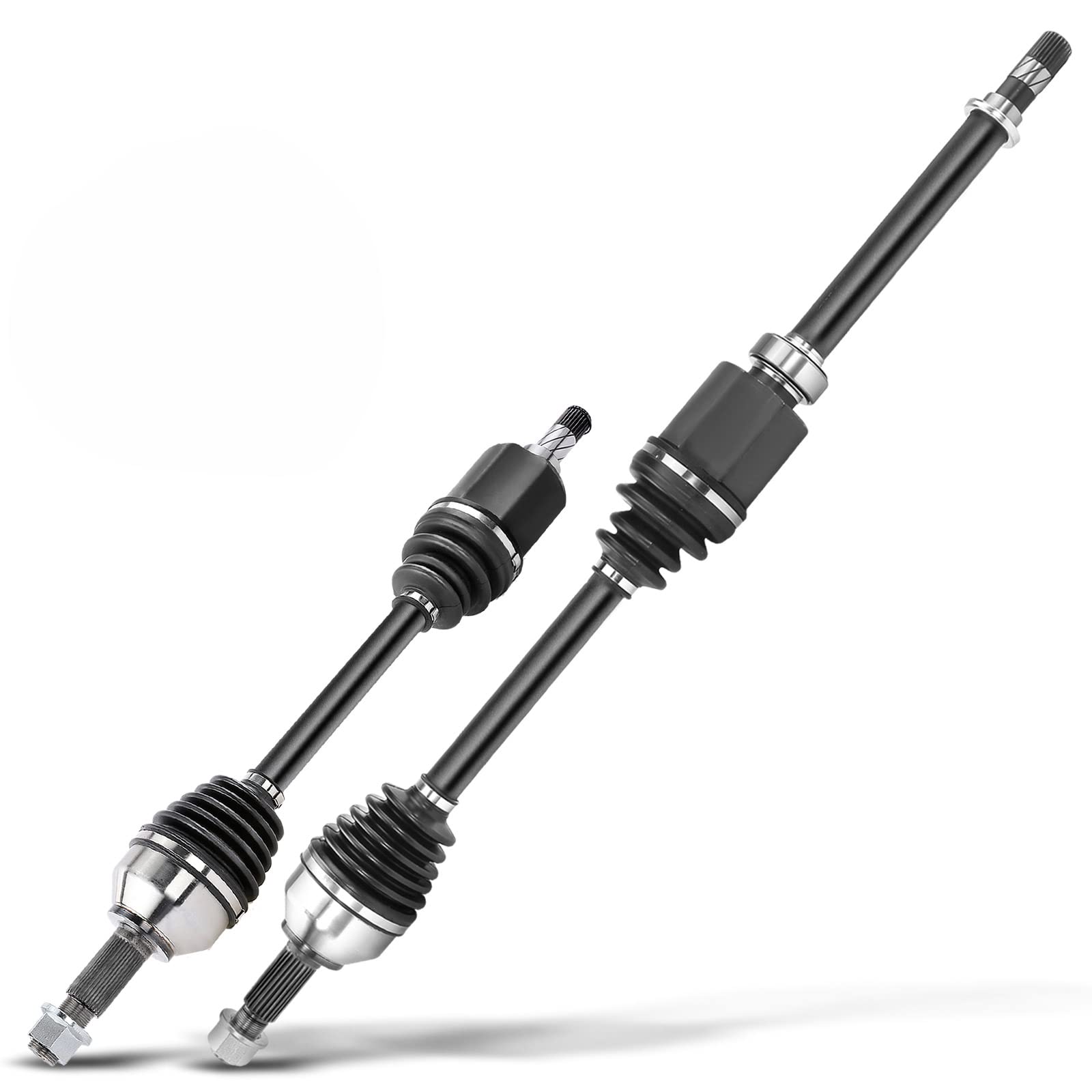 Frankberg 2x Eje motriz Eje de transmisión Caja de cambios manual Eje delantero Izquierda Derecha Compatible con Qashqai +2 I J10 JJ10E NJ10 1.5 dCi 2007-2013 Replace# 39100JD02B