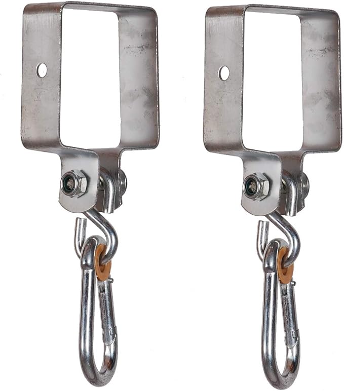 Ganci A Collare Danto Per Altalene - Set 2 Pezzi Con Moschettone, Zincati - Foto 8