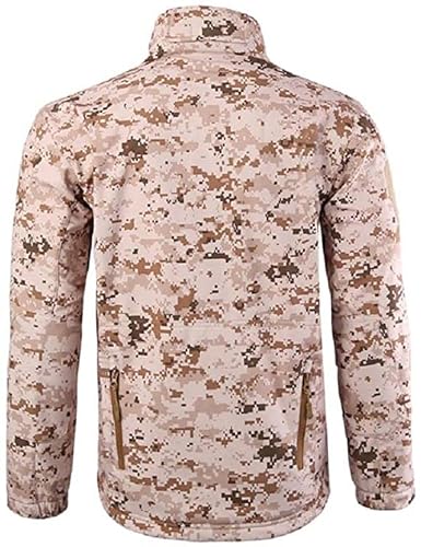 Uugood Men's Waterproof Hooded Fleece Jacket, SMMC, XL - Image 2