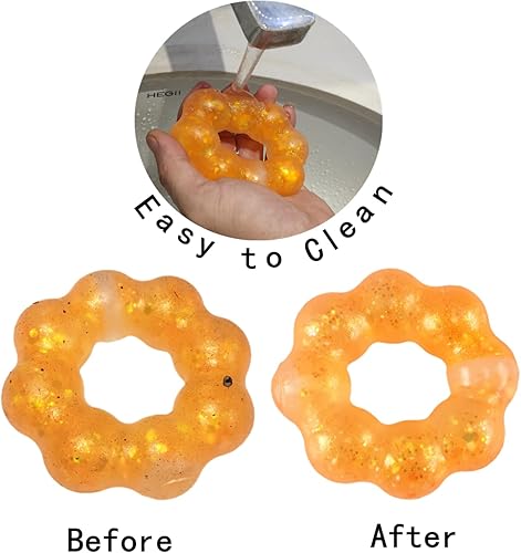 Miniatura 7 de Paquete de 6 juguetes blandos de dona, juguetes suaves para ansiedad, recuerdos de fiesta para niños, recompensas de aula, rellenos de bolsas de