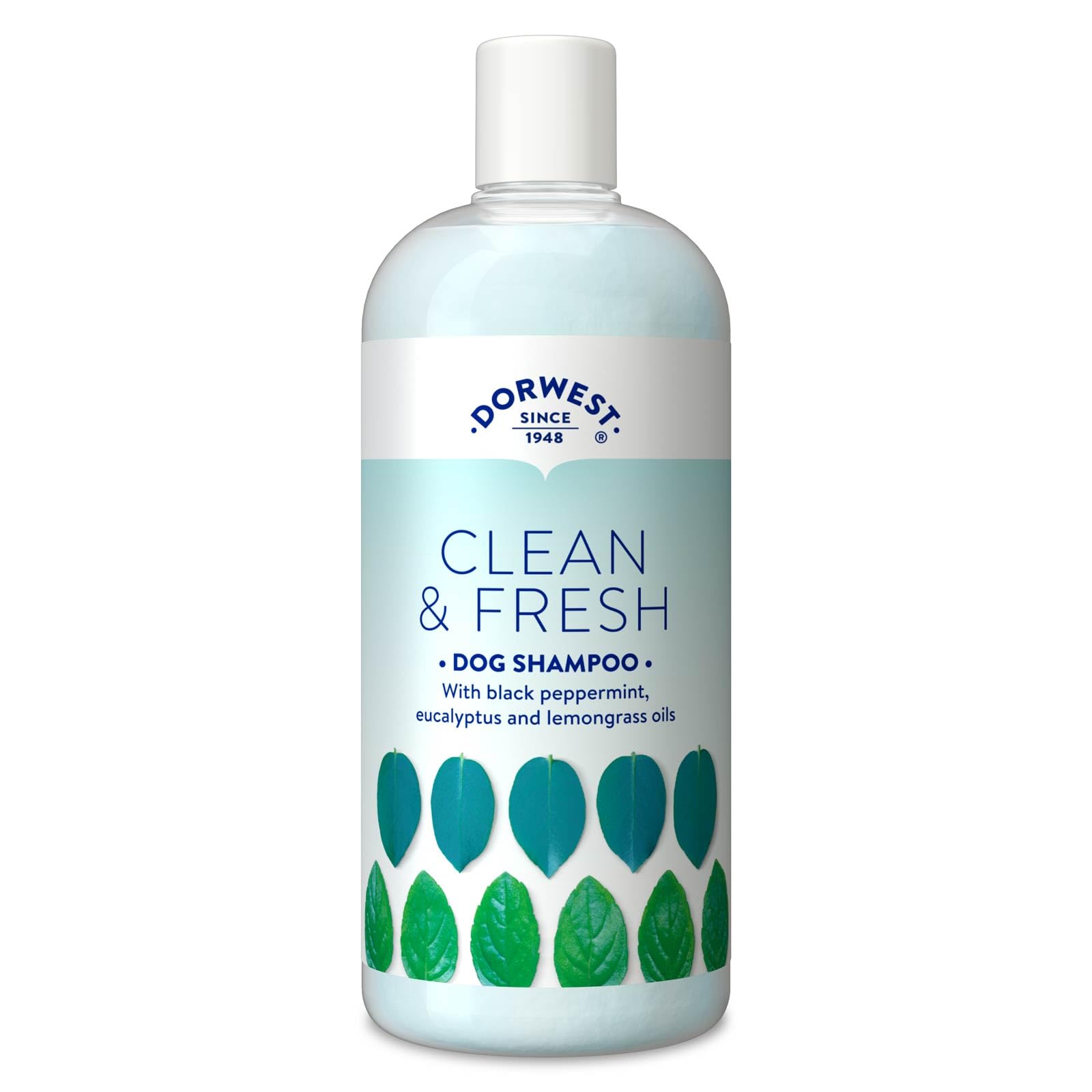 DORWEST Clean & Fresh Shampoo for Dogs, 500ml, All-Natural Pet Shampoo – Sensitive Aloe Vera Formula with Lemongrass, Eucalyptus & Black Peppermint Essential Oils