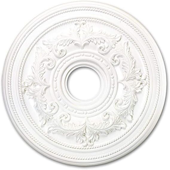 Ceiling Medallion in White Size Small Decorative Ceiling Medallions