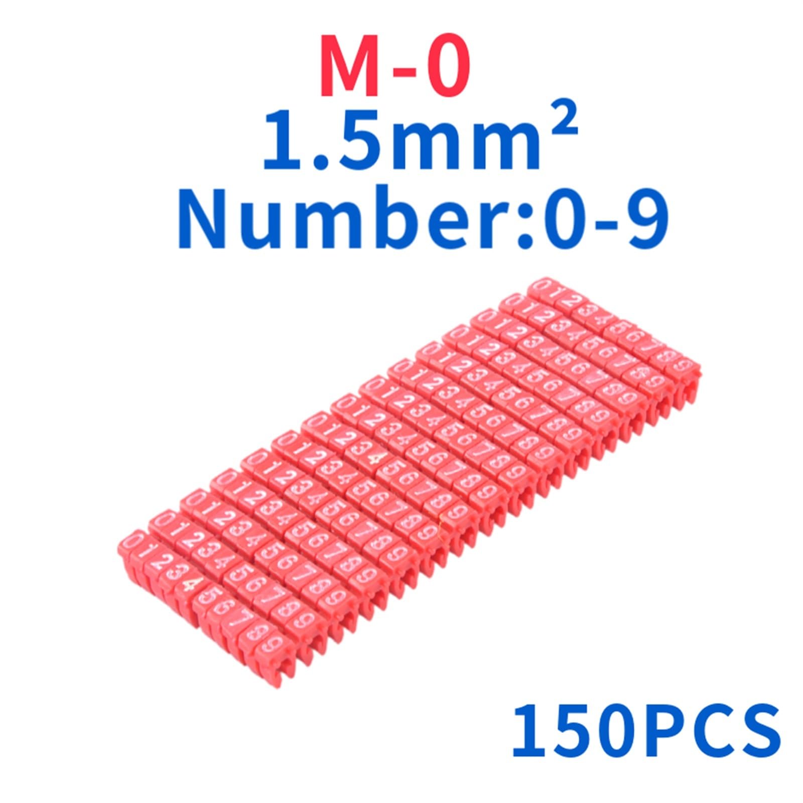 100/150szt Typ C Kolorowy 2-10mm Sieć(Red M 0(1.5mm))