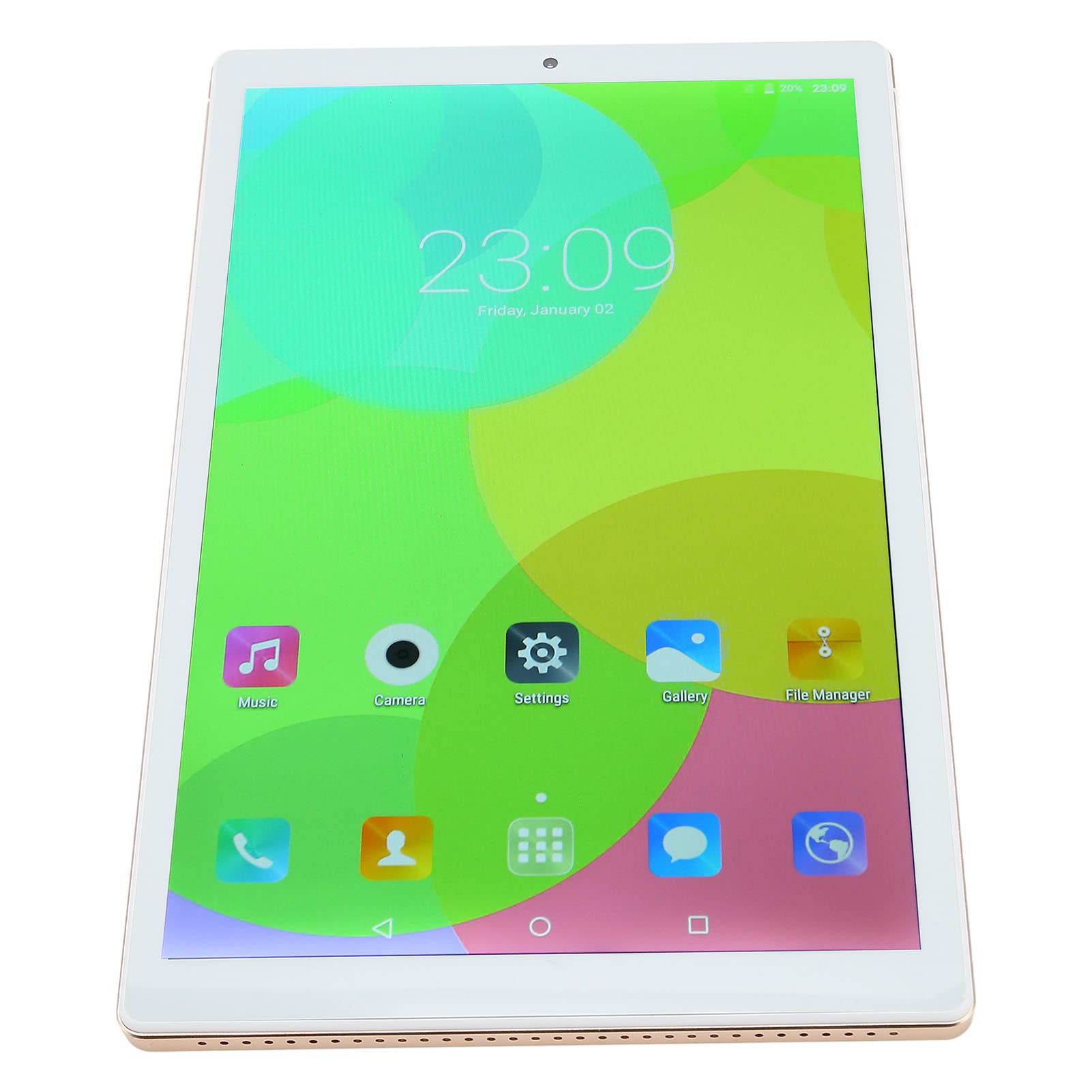 UBERSWEET® 10.1in Tablet, Golden Wifi Gaming Tablet 6GB RAM 128GB ROM 2560x1600 Type C Rechargeable Front 5MP Rear 8MP for Office (EU Plug)-image-30