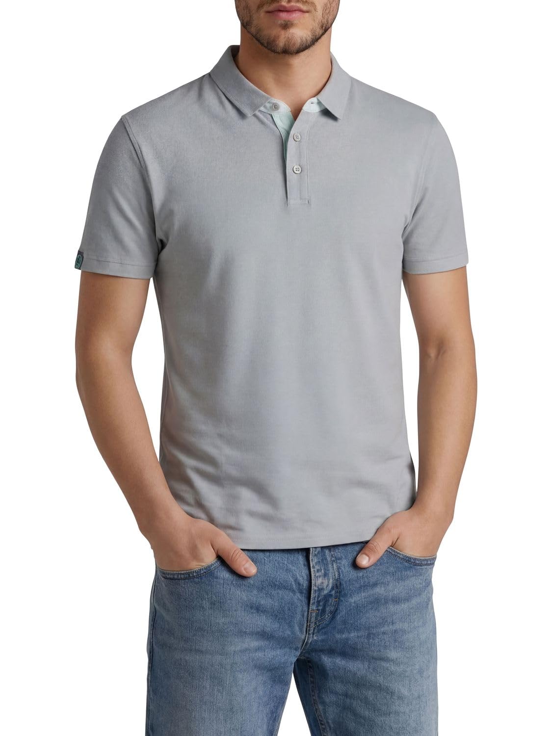 DENIMFY Poloshirt Herren Kurzarm DFRay 3er Pack Set Regular Fit Shirt Sommer Basic Baumwolle Einfarbig Schwarz Weiß Blau Grau Grün S M L XL XXL 3XL 4XL 5XL