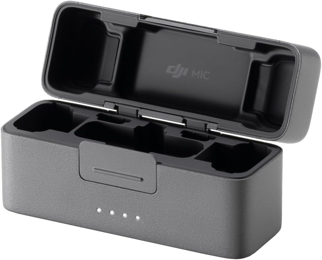 DJI Mic 2 Charging Case Support Mic2 Receiver and Transmitter Link Charging