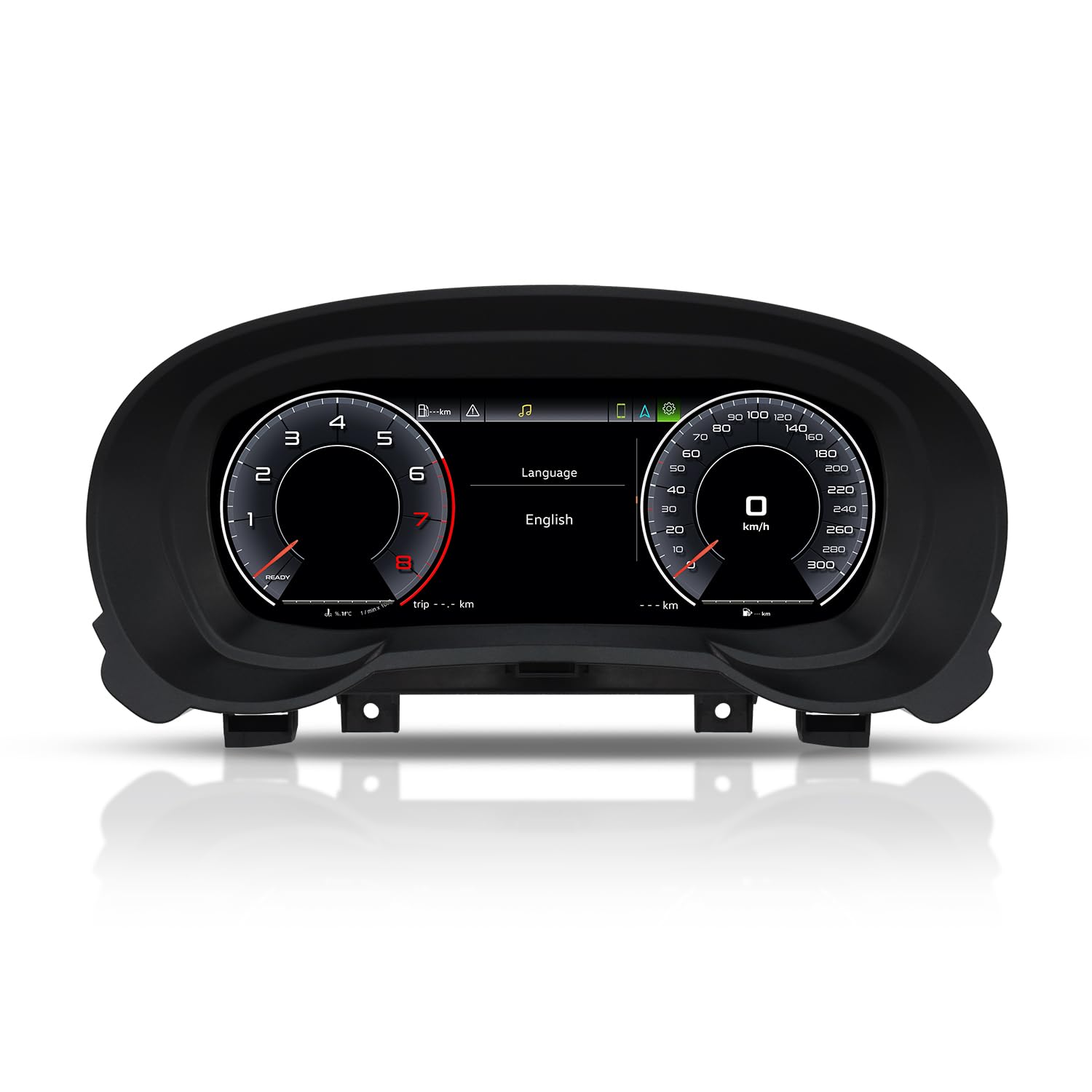 Quadro strumenti digitale completo da 10,25” per Audi A1 PQ 2010-2018. Tachimetro digitale aggiornato, ricambio originale, display multifunzionale per cockpit virtuale.