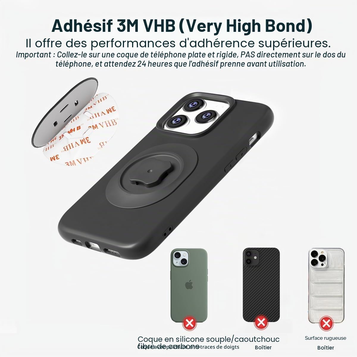 CQ Support Telephone Velo, Sincetop Aluminium Universel Support Téléphone Vélo, Porte Vélo du Guidon avec Verrouillage Rotatif pour iPhone 13 Pro Max Mini Samsung, Idéal pour VTT Vélo de Route