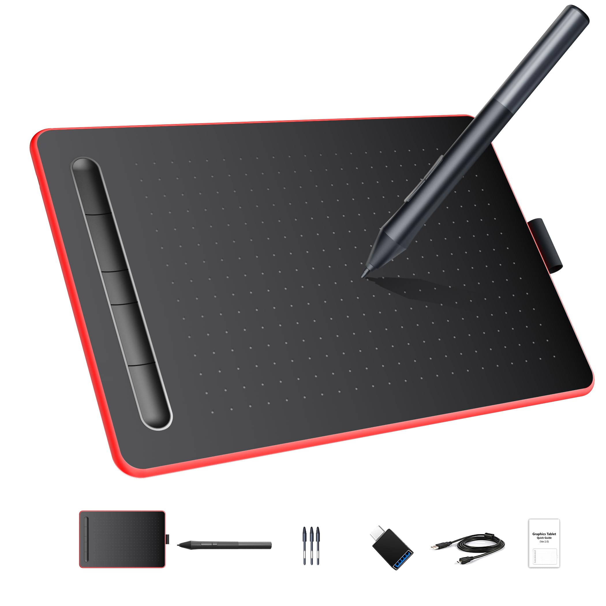 LetSketch Drawing pad, 8.26×5.5 inches, ergonomically Designed, Equipped  with an 8192-level Passive Pressure-Sensitive Pen, Compatible with Windows,  Mac OS and Android Systems. : Amazon.sg: Electronics