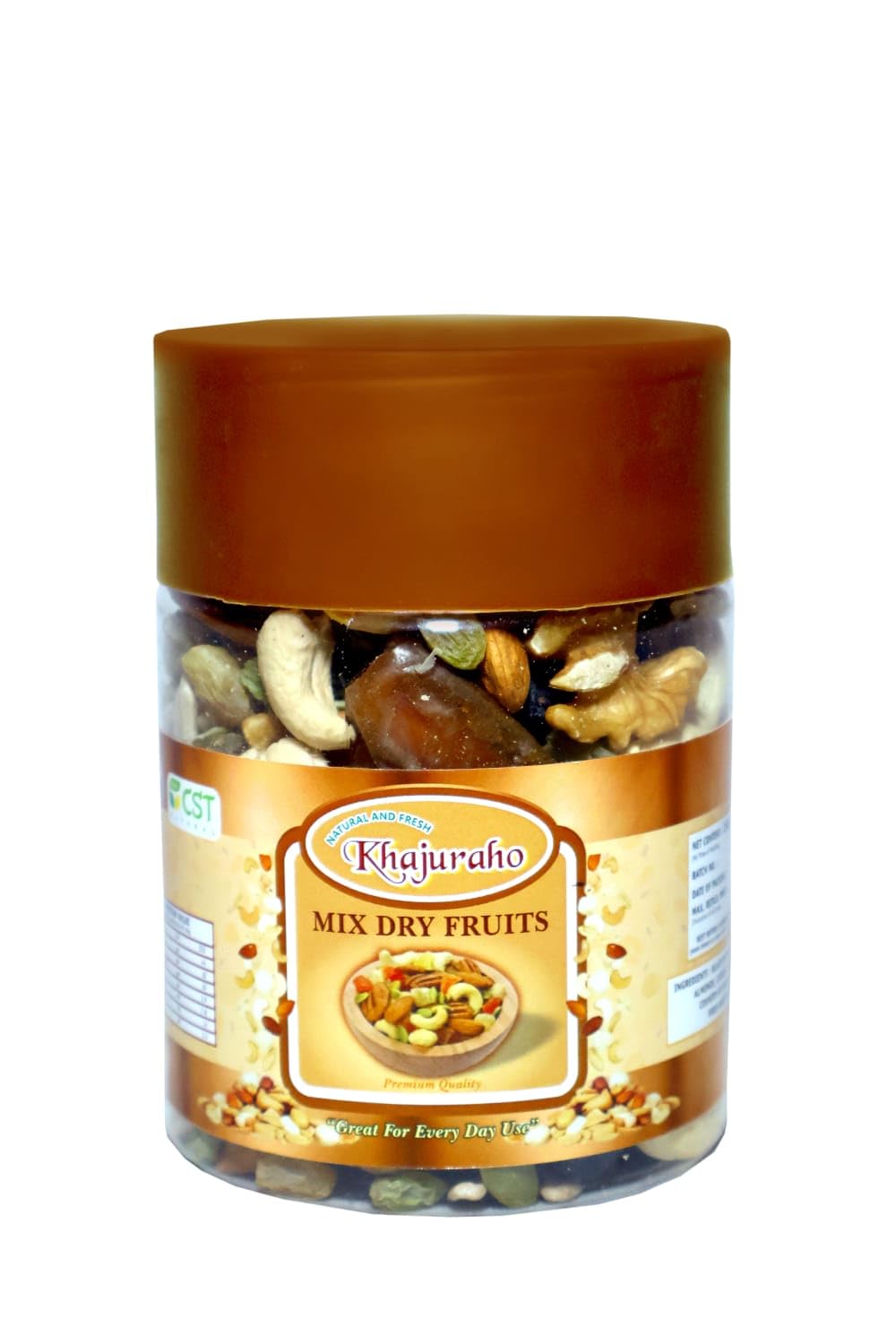 Natural Mix Dry Fruits and Nuts | for Every Occasion Fresh and Healthy Dry Fruits [Jar Pack] 250gm