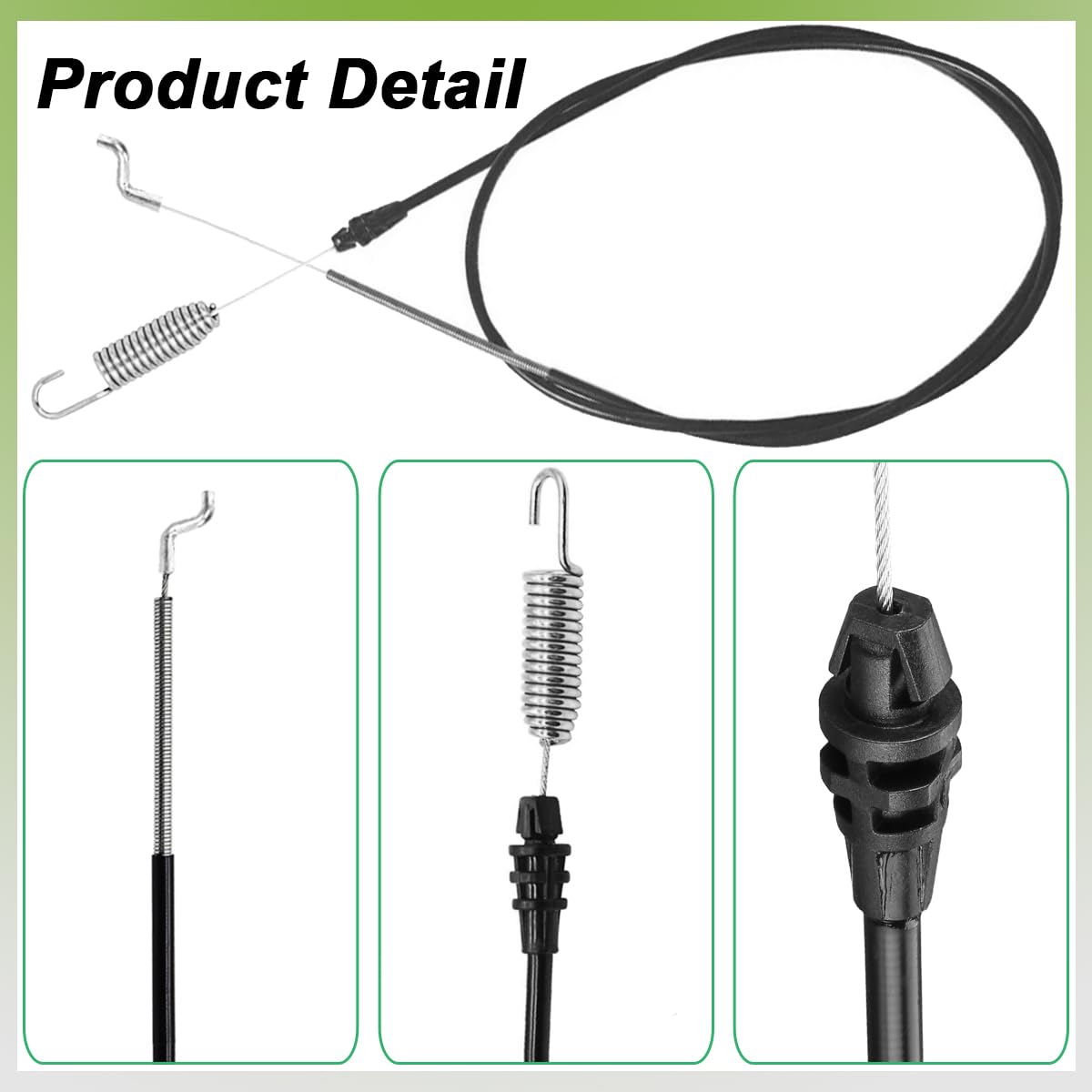 ZAMDOE 105-1844 Traction Control Cable for Toro 22'' Rear Drive Propelled Lawn Mower 1051844 Rear Wheel Drive Cable Replacement for Personal Pace Rear Wheel Drive Self Propelled Lawnmower - Image 3