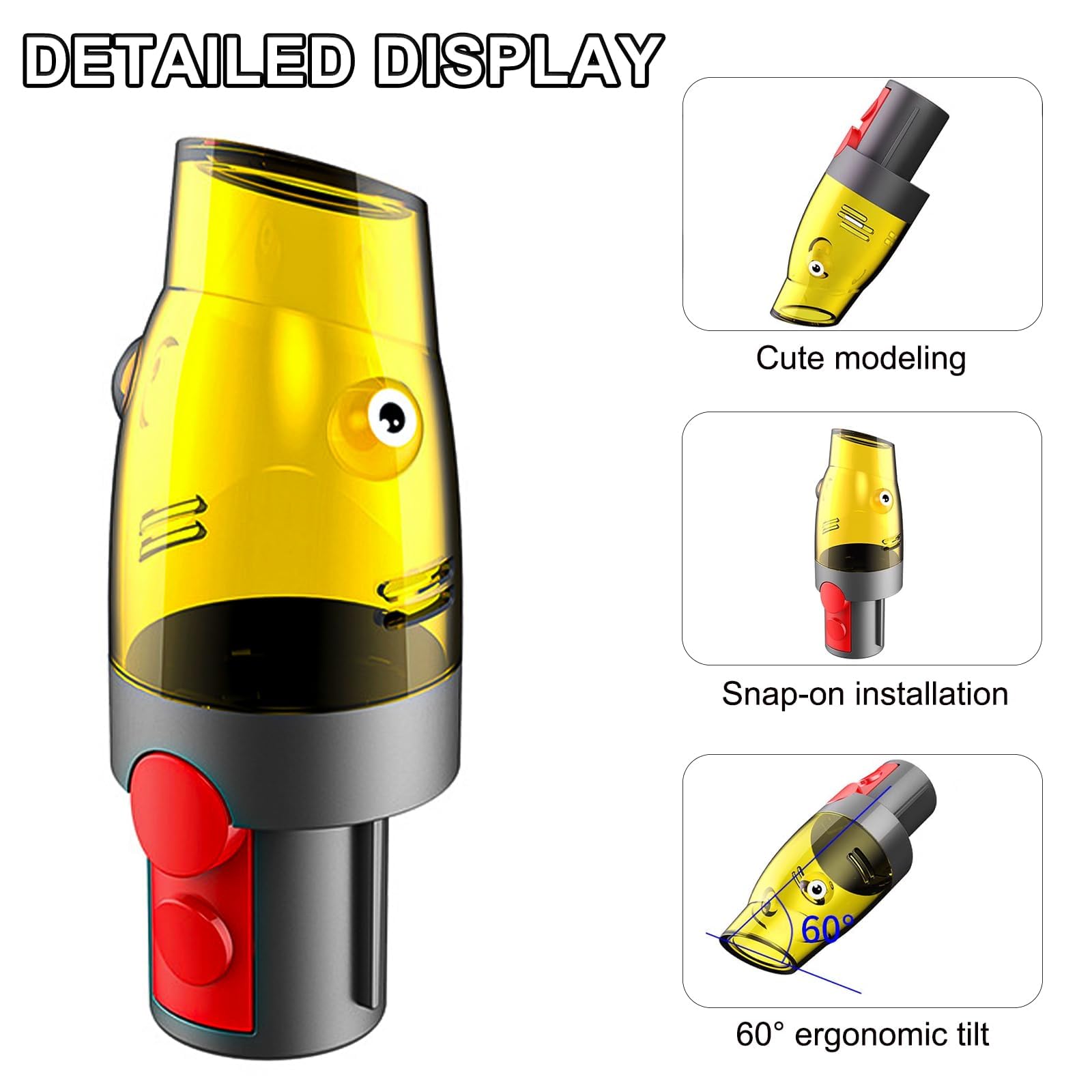 Akcesoria do odkurzacza, do odkurzacza Dyson, głowica ssąca, nasadka do mopa, adapter szybkozamykający, do odkurzacza Dyson V7, V8, V10, V11, V12, V15, seria