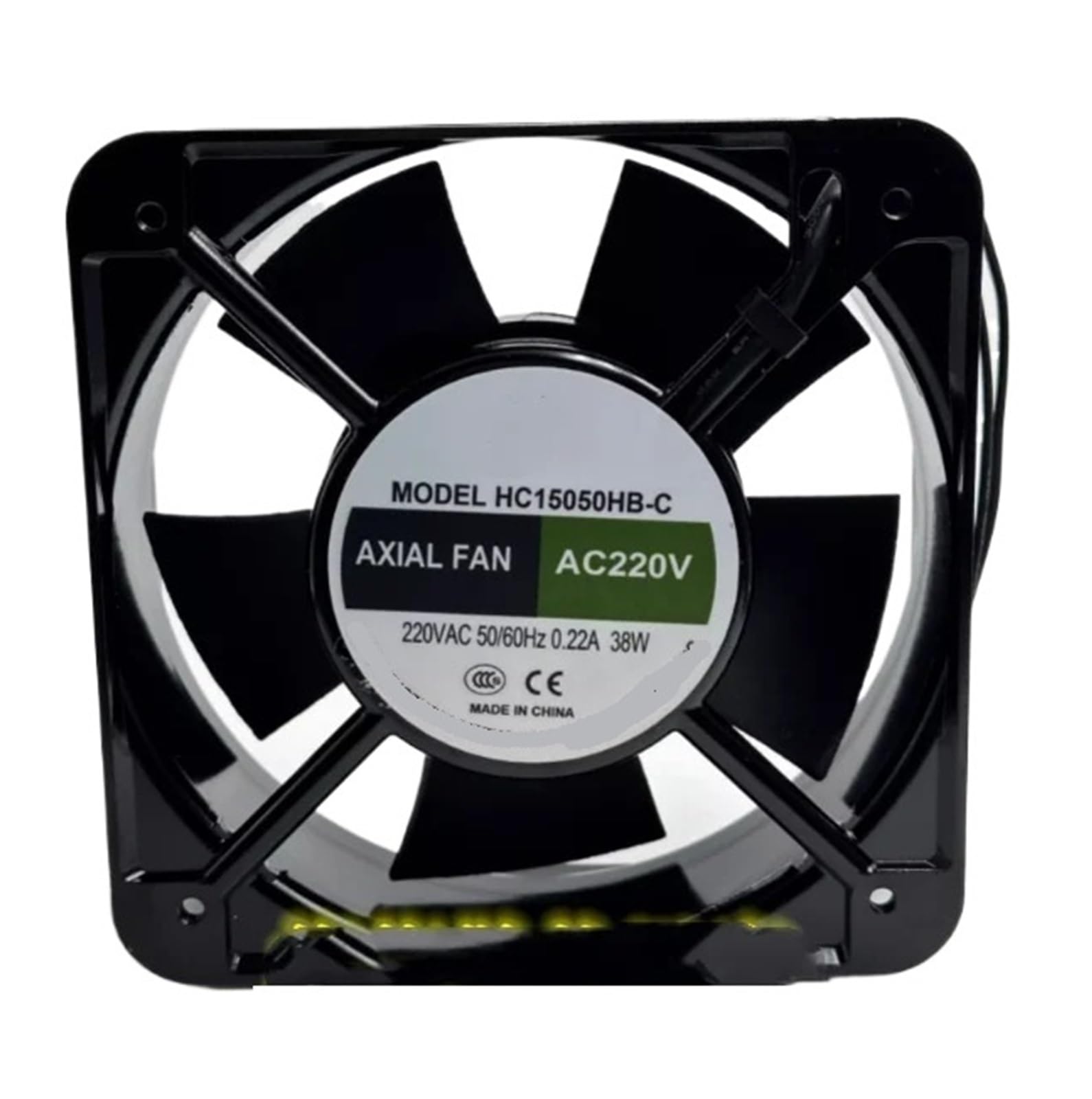 KWQNPHTRN Fan HC15050HB-C AC220V 38W 15CM