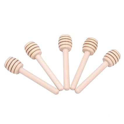 Stirring Rod, Honey Drizzler Multi-layer Grooves 24Pcs Kitchen Household for Tea(8cm)